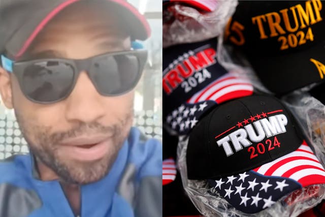 <p>Michael Green is suing over an alleged incident he claims violated his civil rights for wearing a ‘Trump 2024’ hat.</p>