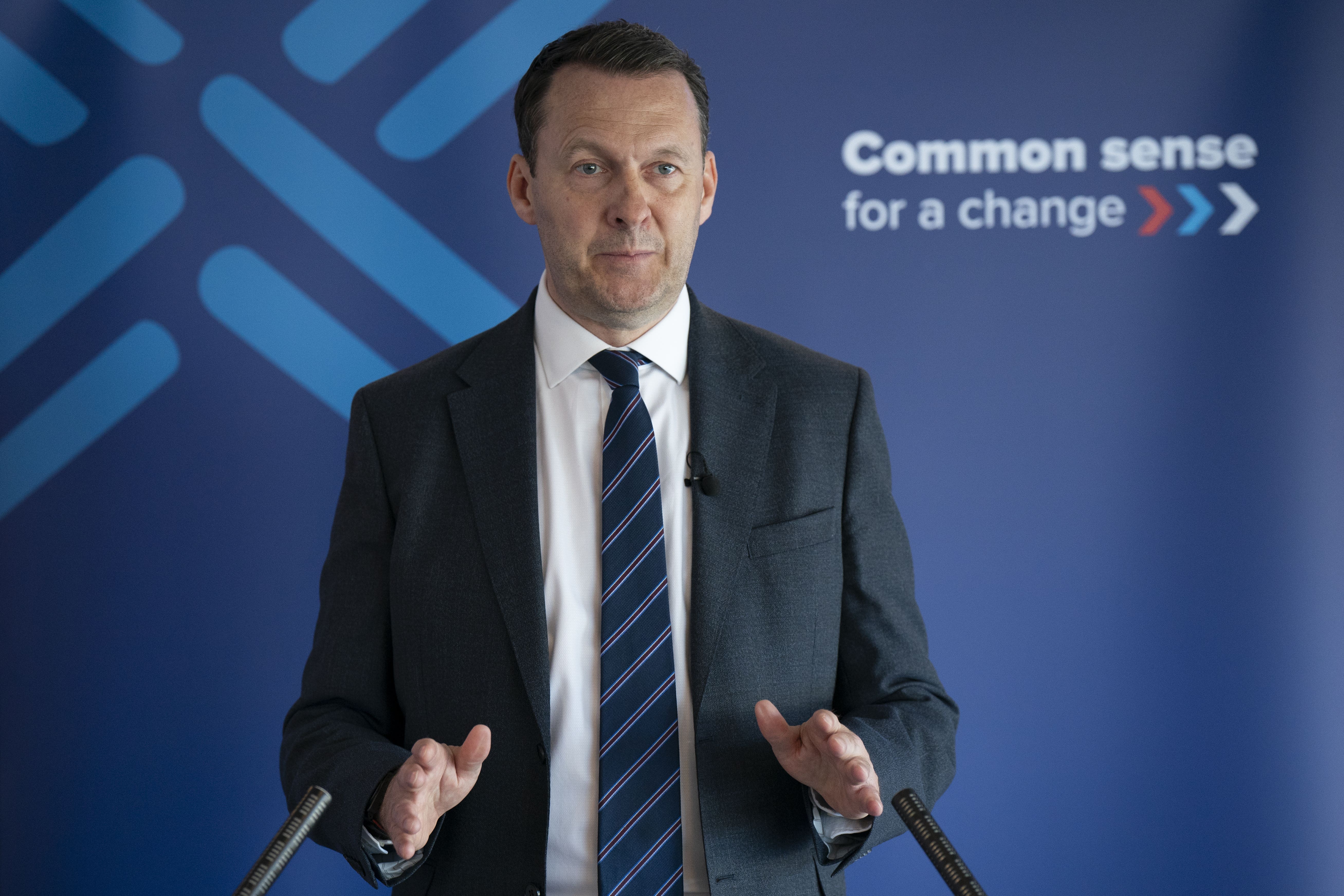 Scottish Conservative leader Russell Findlay (Jane Barlow/PA)