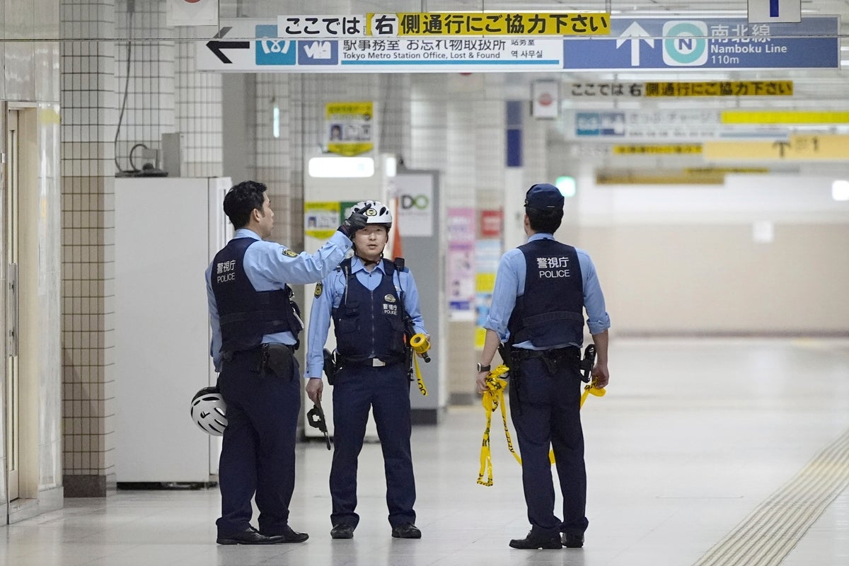 Rush hour horror as knifeman attacks passengers at Tokyo subway station