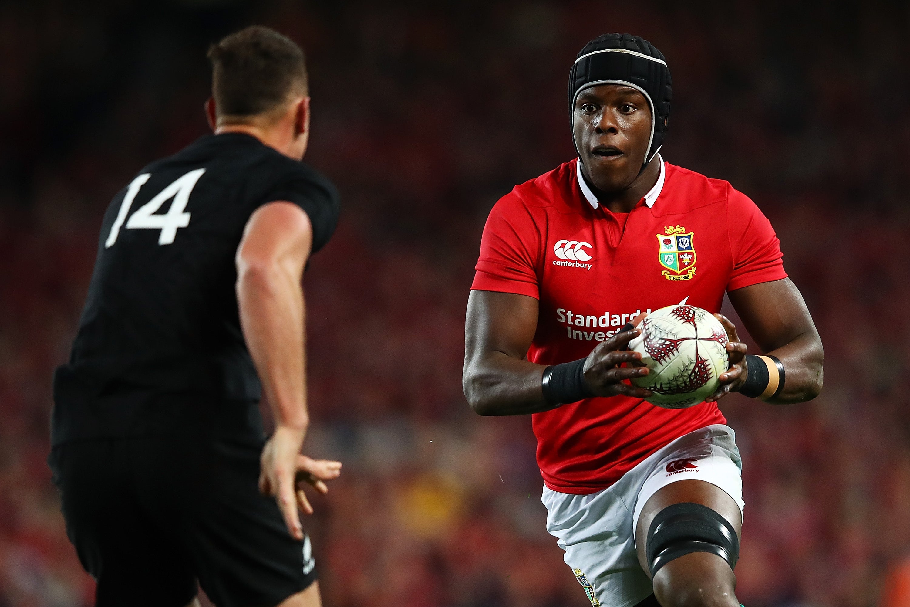 Maro Itoje starred for the Lions in 2017 against New Zealand as the youngest player on tour