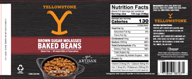 <p>Yellowstone baked beans recall</p>