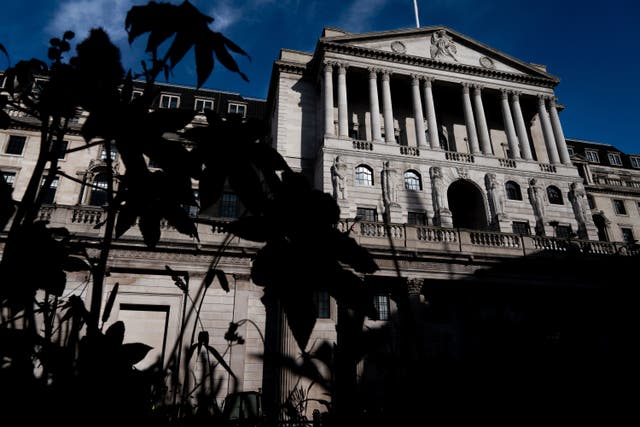 The Bank of England is poised to cut interest rates as the threat of an escalating global trade war looms (Aaron Chown/PA)