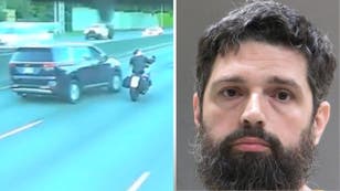 Driver arrested over shocking road rage caught on video in Oregon