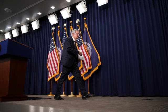 <p>Federal Reserve Chairman Jerome Powell announced he would keep interest rates the same</p>