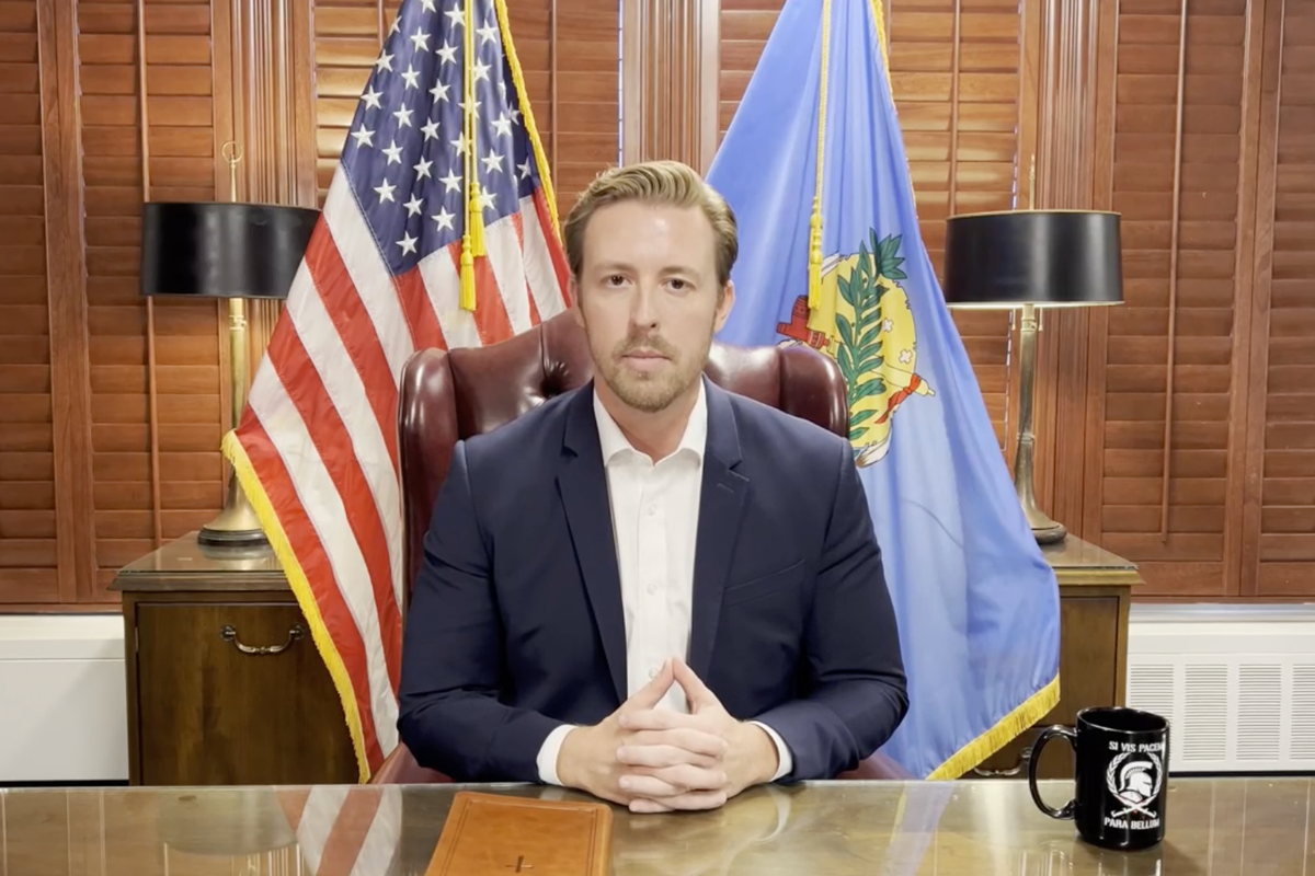 Oklahoma’s MAGA superintendent who demanded Bibles in class faces investigation after TV in his office shows naked women