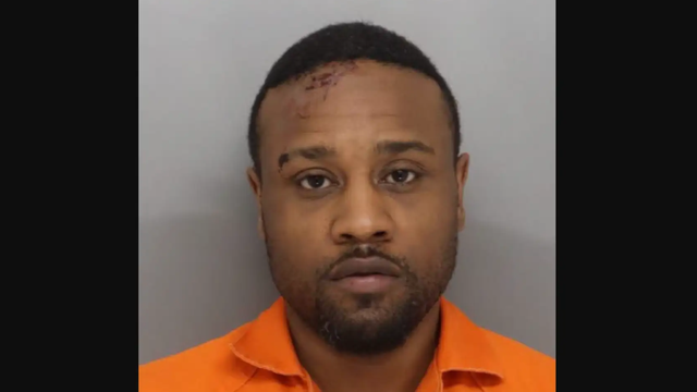 <p>Rodney Hinton Jr, 38, is accused of running over and killing a Hamilton County Sheriff's Deputy the day after his son, Ryan Hinton, 18, was shot and killed by Cincinnati police officers</p>