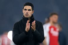 Mikel Arteta brands Arsenal as the best team in the Champions League after PSG heartbreak