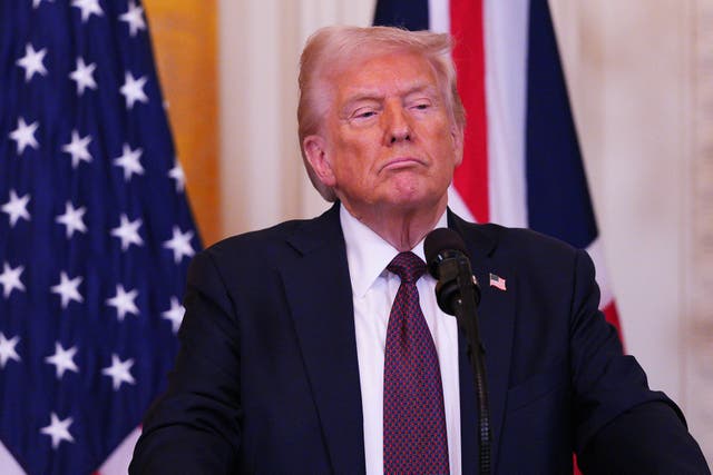 <p>Donald Trump said it was a ‘full and comprehensive’ trade deal</p>
