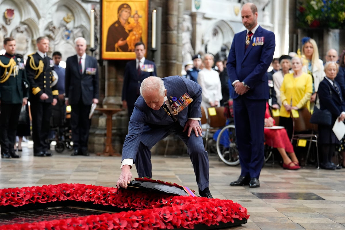 In VE Day speech, King calls for renewed commitment to peace