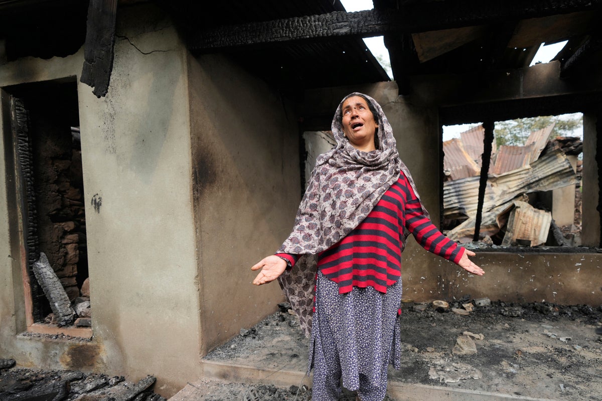 AP PHOTOS: India and Pakistan trade fire as tensions flare