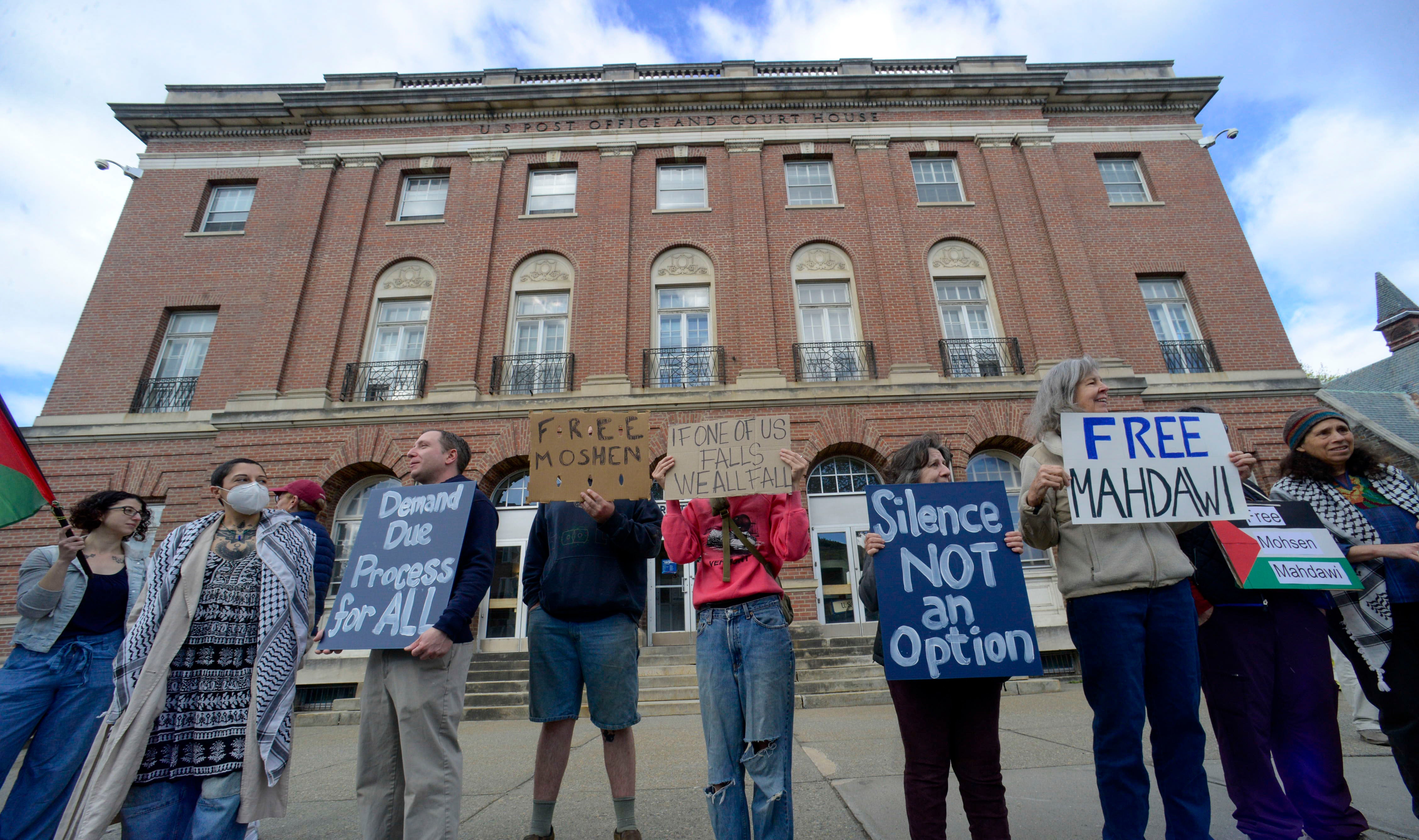 Immigration-Palestinian-Student Detained