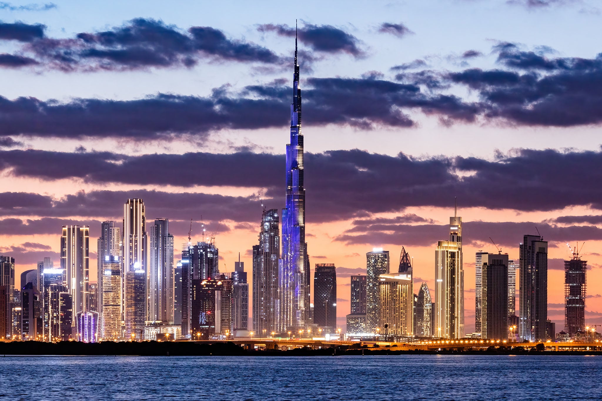 Our writer recommends stopping off in Dubai for a sunrise visit to the Burj Khalifa