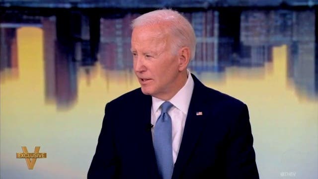 <p>Former president Joe Biden appeared for his first live TV interview since Donald Trump's inauguration, claiming that the president is fixated on him because "I beat him."  </p>