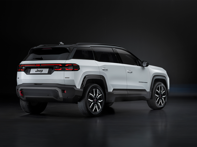 <p>Jeep stays true to its roots with an optional suite of off-road functionality in the Jeep Compass EV</p>