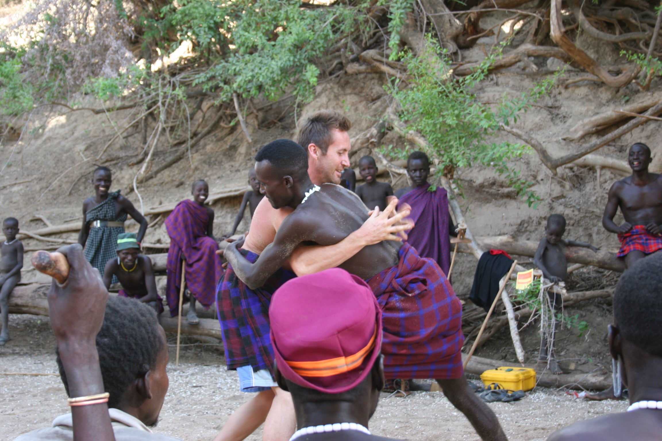 Parry with the Nyangatom tribe in Ethiopia