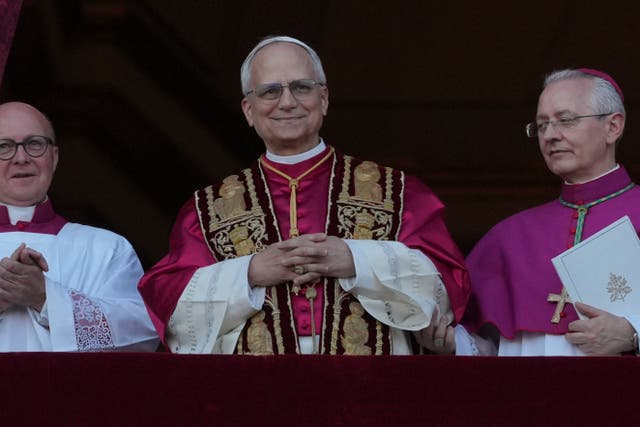 <p>Cardinal Robert Francis Prevost, prefect of the Dicastery for Bishops, stands for a portrait at the end of the consistory where Pope Francis elevated 21 new cardinals in St. Peter's Square last year </p>