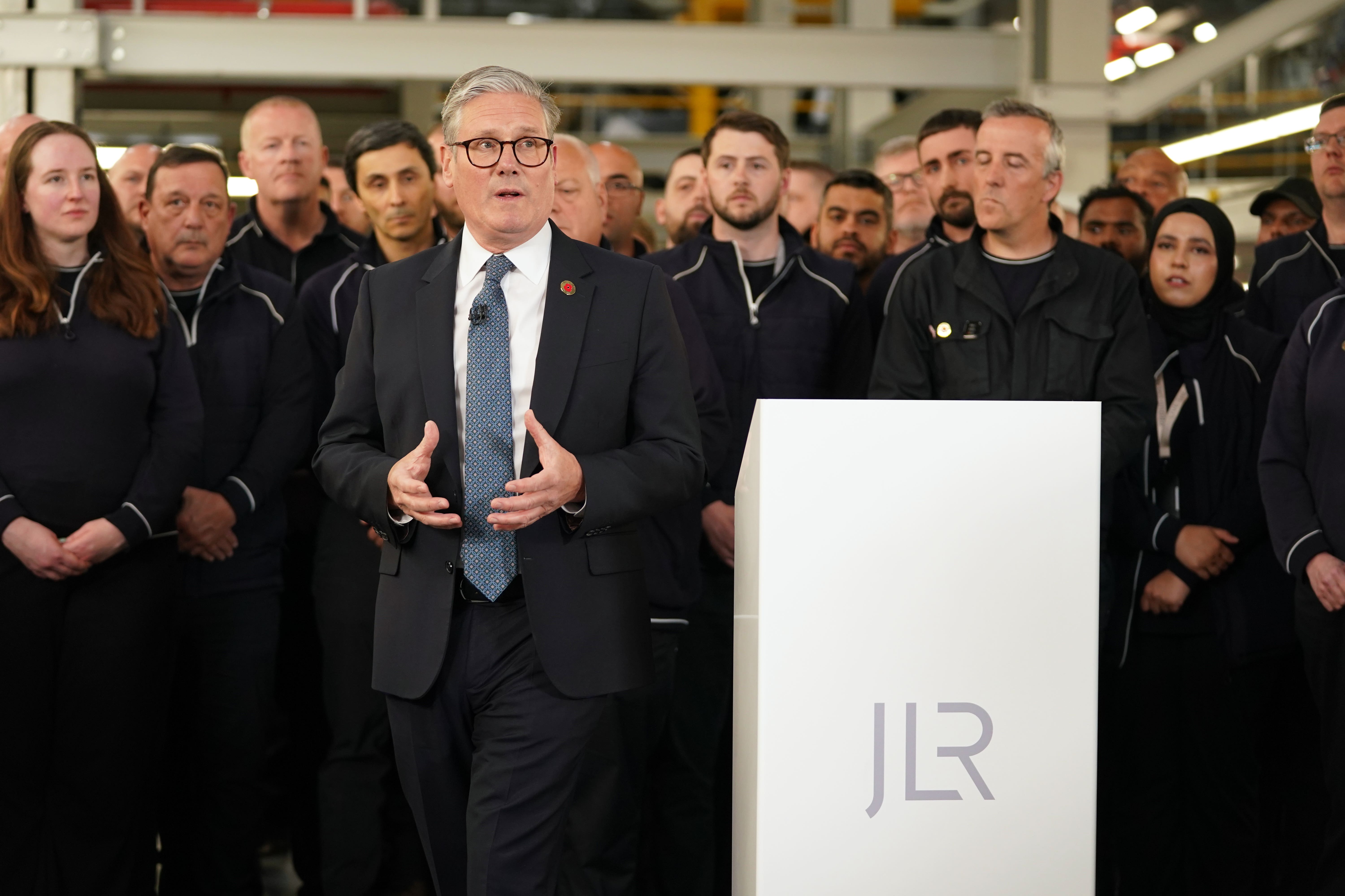 The car manufacturing sector will benefit from lower tariffs on 100,00 vehicles after the UK-US trade deal (Alberto Pezzali/PA)