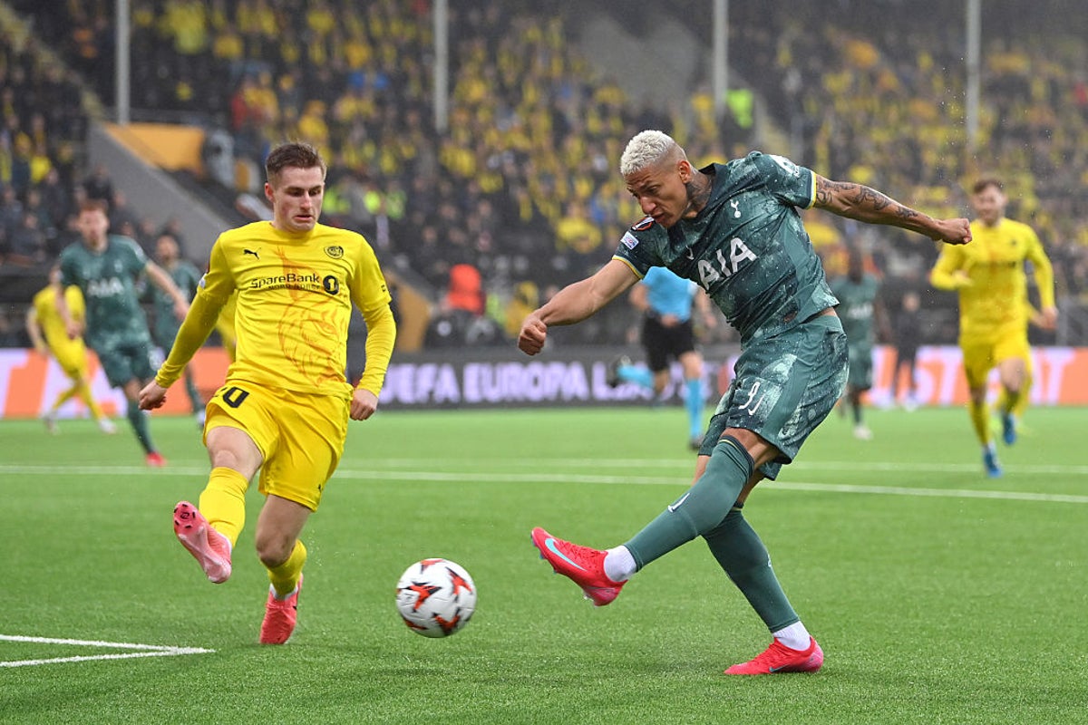 Bodo/Glimt v Tottenham LIVE: Norwegian underdogs trying to mount comeback in Europa League semi-final