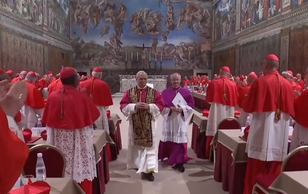 Watch how cardinals celebrated new Pope Leo XIV in rare Conclave video