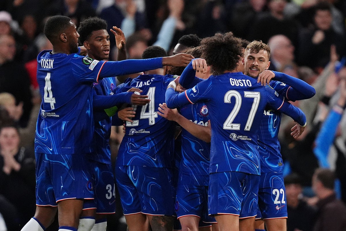 Kiernan Dewsbury-Hall on target as Chelsea coast into Conference League final