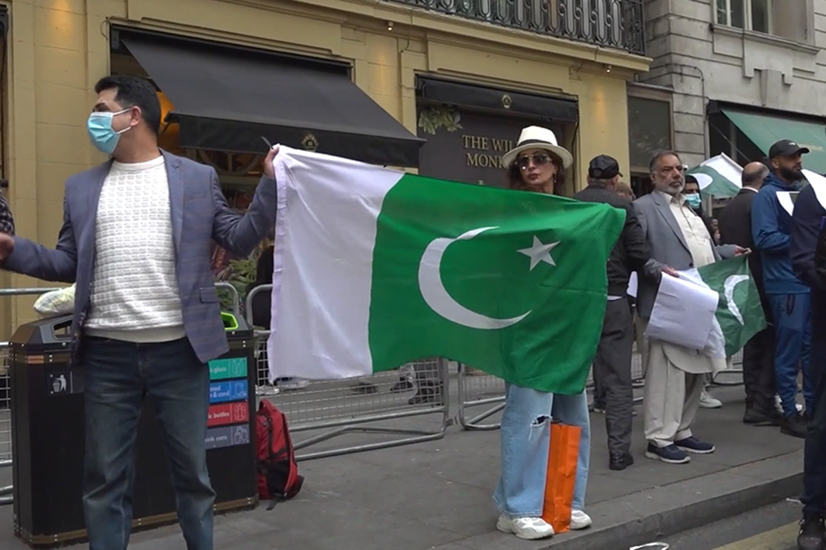 ‘We want peace’: Protesters gather in London against India’s airstrikes on Pakistani Kashmir