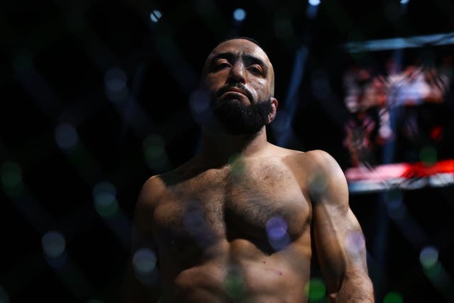 <p>Belal Muhammad before his welterweight title win in July 2024</p>