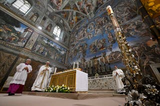 Holy Mass in the Sistine Chapel on Friday