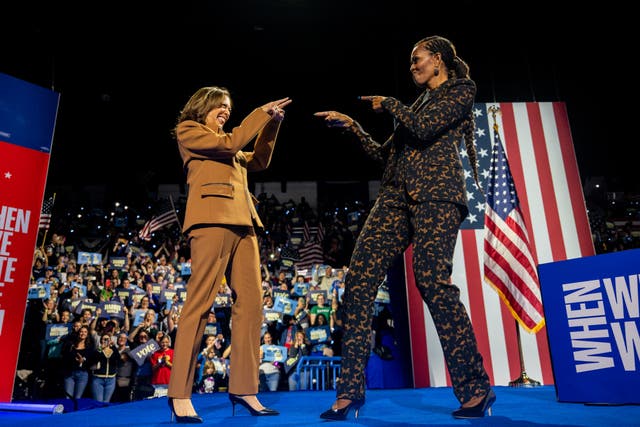 <p>Michelle Obama said this month the results of the 2024 election showed the U.S. is not ready for a female president</p>
