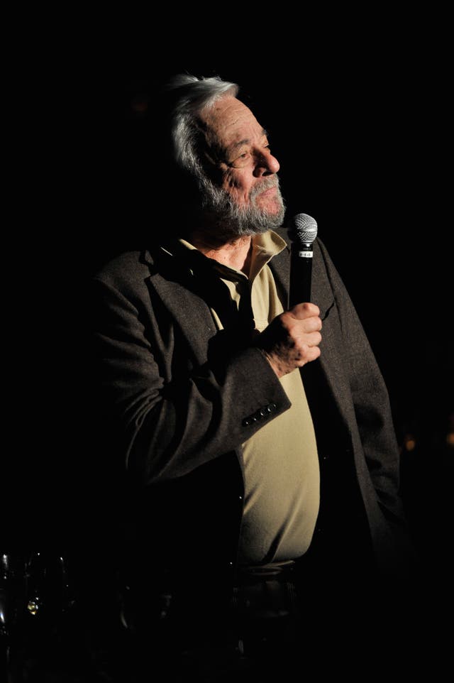 <p>Master of ceremonies: Stephen Sondheim in 2013 </p>