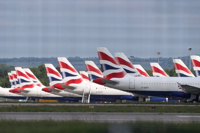 British Airways had issued a safety notice four days before the incident, the AAIB said (PA)