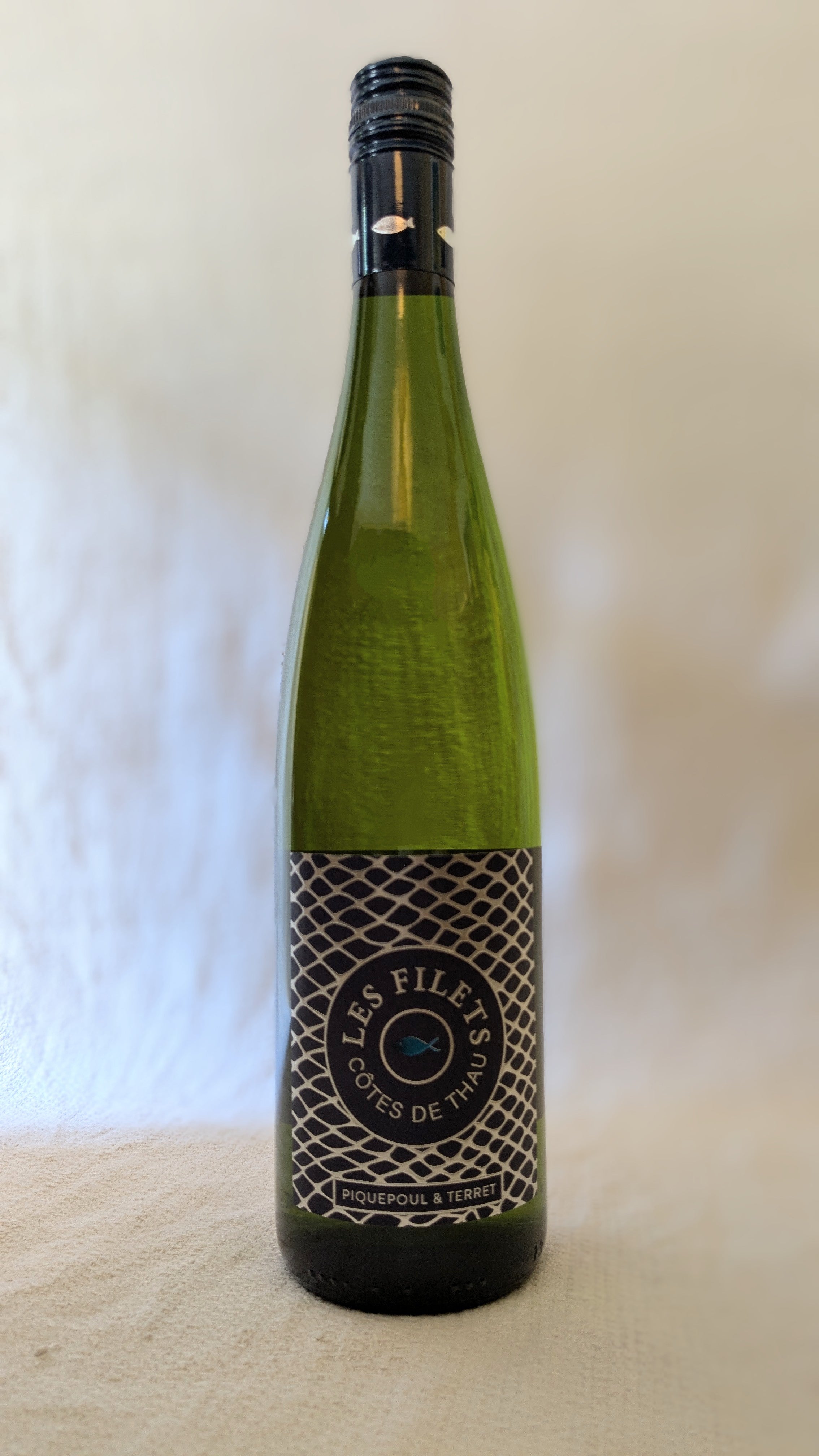 Les Filets, Piquepoul Terret Blanc, IGP Cotes de Thau, France, 2023