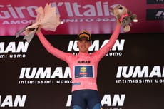 Who is leading the Giro d’Italia? Maglia rosa and general classification standings
