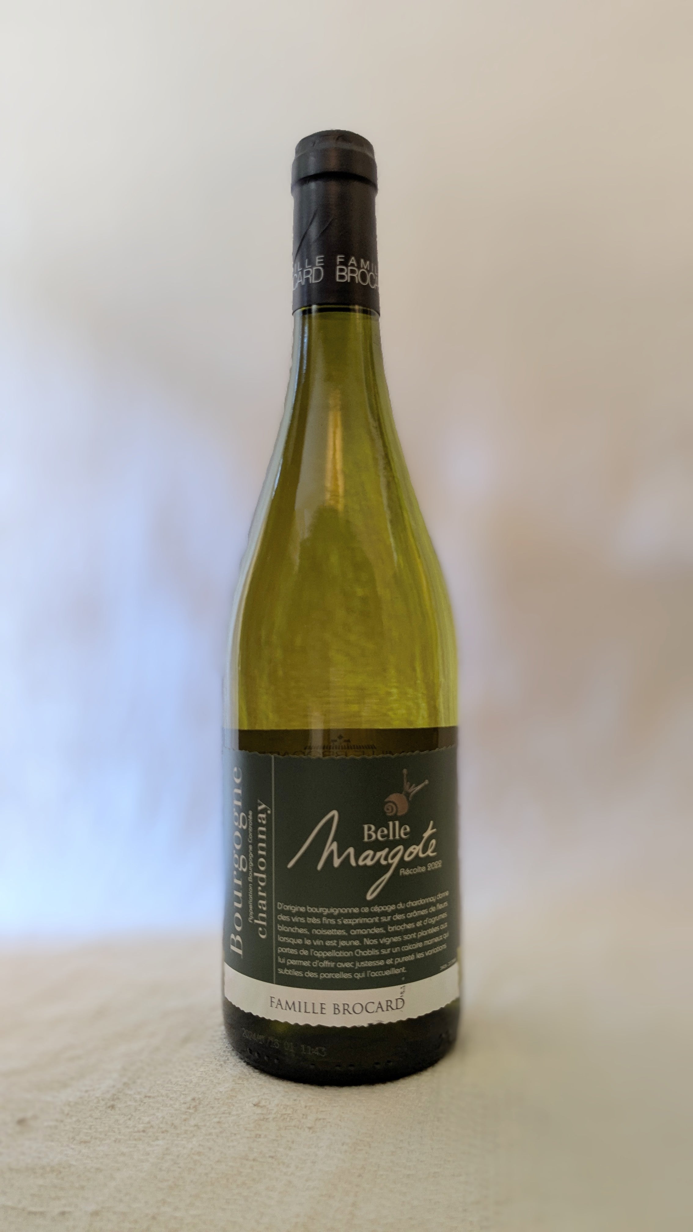 Famille Brocard ‘Belle Margote’ Bourgogne Chardonnay, France, 2022