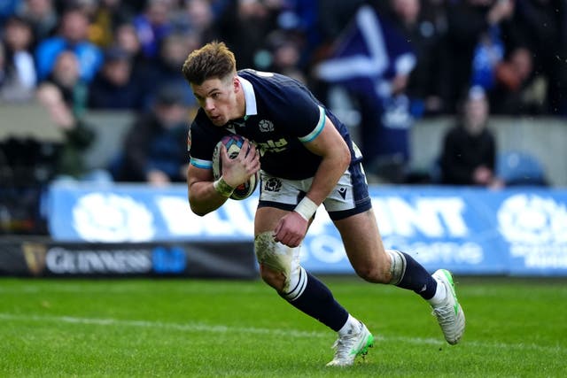 Huw Jones is one of eight Scots in the Lions squad (Andrew Milligan/PA)