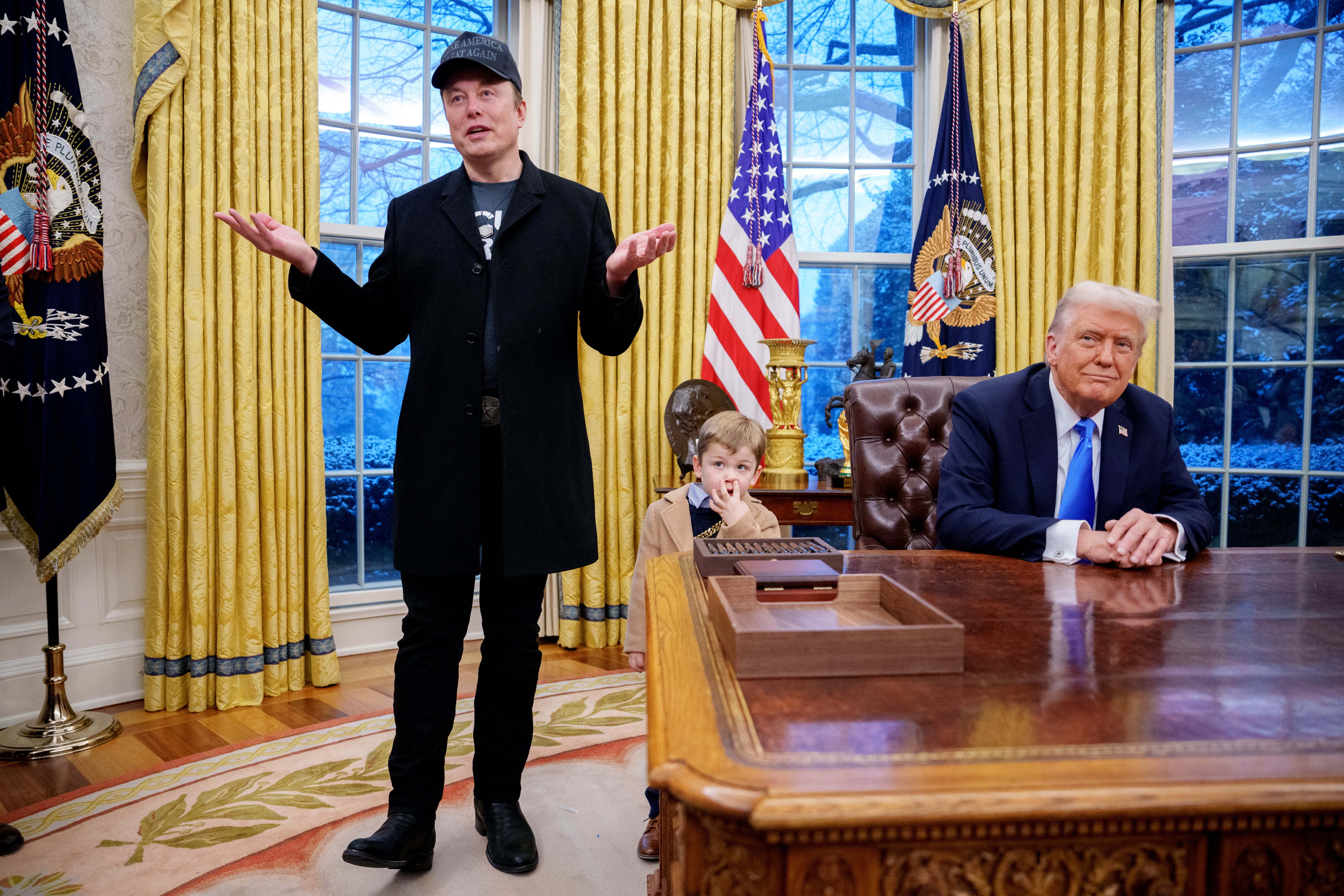 Musk’s Department of Government Efficiency initially set out to cut $1 trillion from the federal 7 $trillion budget