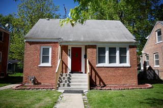 The childhood home of Pope Leo XIV in Dolton, Chicago