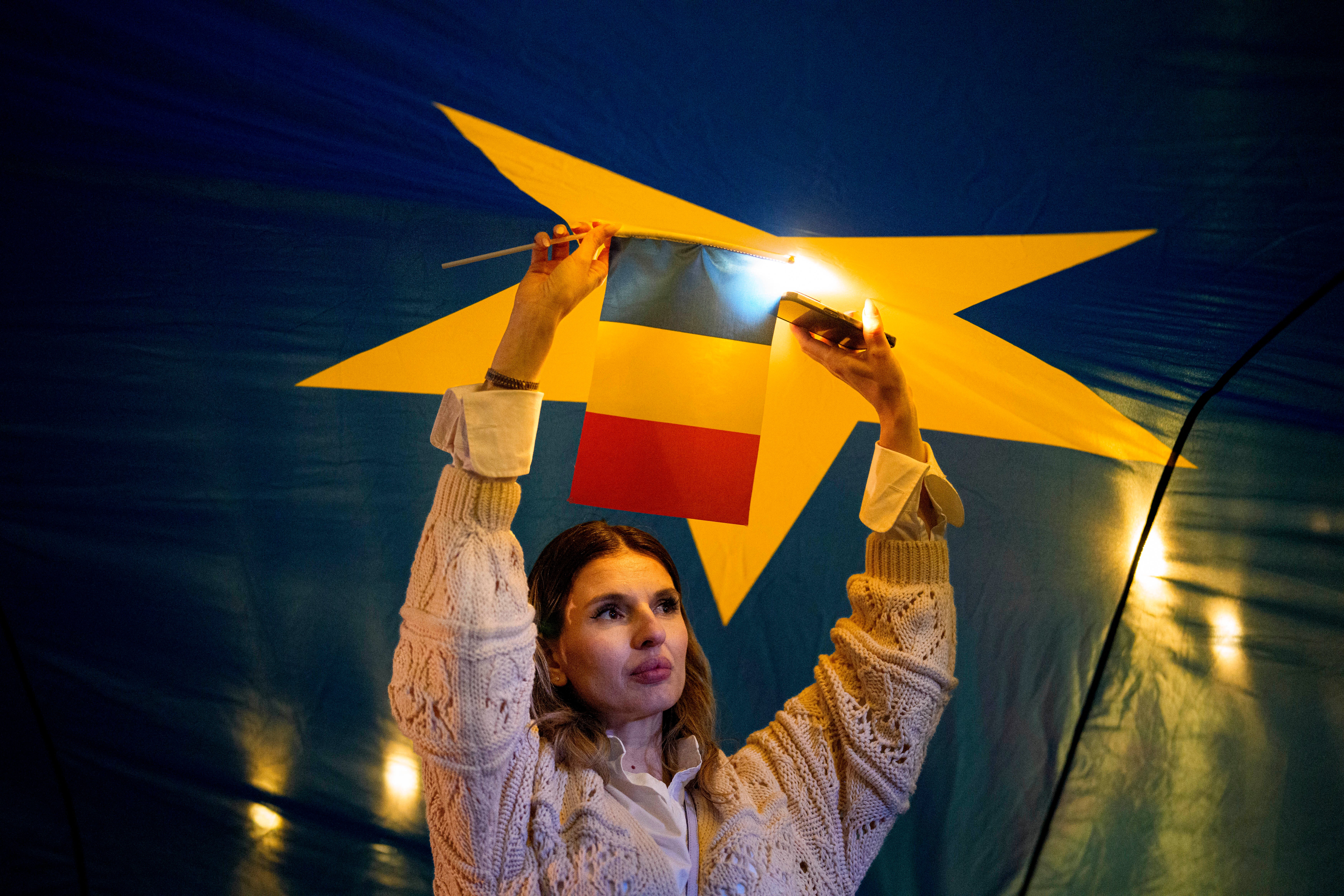 Romania Election Pro-EU Rally