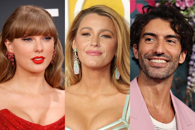 <p>Taylor Swift, Blake Lively and Justin Baldoni</p>