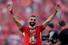 Mohamed Salah wins Footballer of the Year award to match Thierry Henry’s record