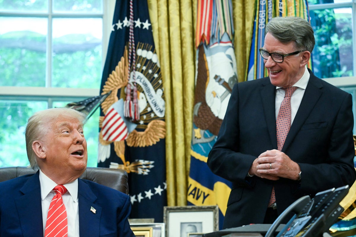 Mandelson reveals Trump called him handsome after they held hands in the Oval Office