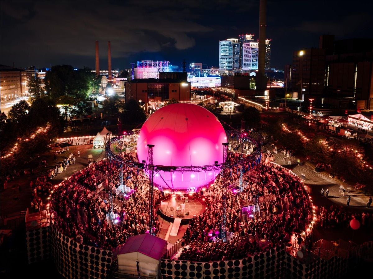 Scenes at Flow Festival in Helsinki