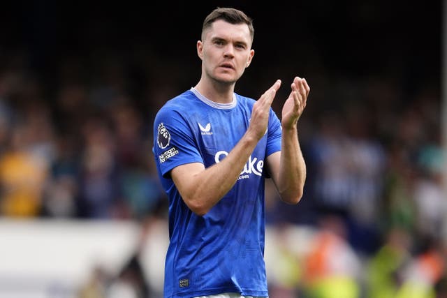 Michael Keane was lauded by hiss boss (Nick Potts/PA)