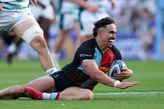 Cadan Murley hat-trick helps Harlequins to emphatic win over Gloucester