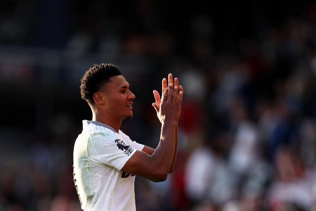 Ollie Watkins was praised by Unai Emery after scoring the winner at Bournemouth (Steven Paston/PA)