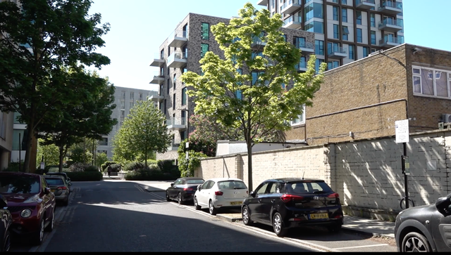 <p>The are in north London where the pensioner was found</p>