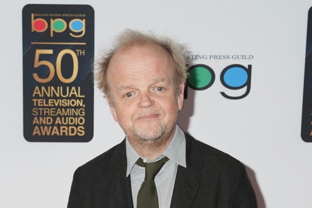 Toby Jones plays Mr Bates in the ITV drama (Jordan Pettitt/PA)