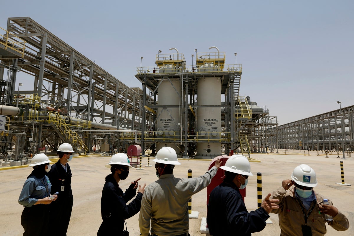 Saudi oil giant Aramco announces first-quarter profits of $26 billion, down 4.6% from a year earlier