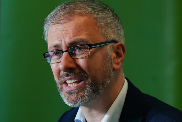 The Green Party leader, who was a minister in the last coalition, said that government claims of a legal issue with banning services was ‘a delaying tactic’ (Brian Lawless/PA)