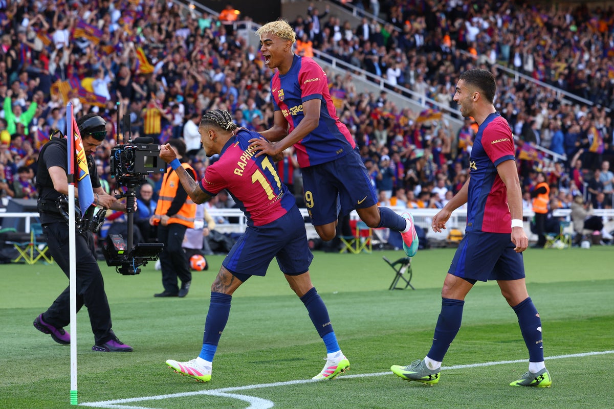 Barcelona vs Real Madrid LIVE: Latest score as Barca fight back to lead thrilling El Clasico