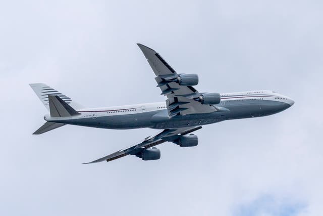 Trump Qatar Plane